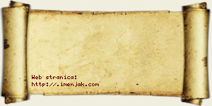 Jovana Paravac vizit kartica